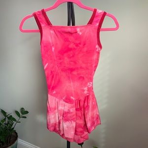 GK embellished Pink Figure Skating Dress